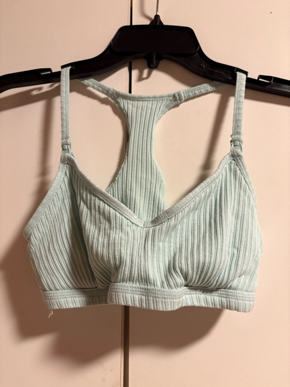 Auden Light Mint Ribbed Racerback Bralette - Picture 6 of 6